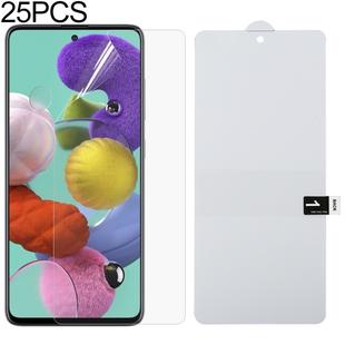For Galaxy A51 25 PCS Full Screen Protector Explosion-proof Hydrogel Film