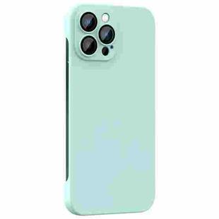 For iPhone 12 Pro Rimless PC Phone Case with Lens Film(Sky Blue)