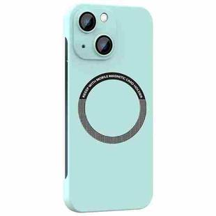 For iPhone 13 Magsafe Rimless PC Phone Case with Lens Film(Sky Blue)