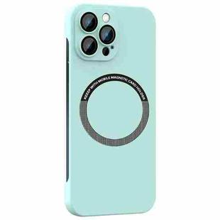 For iPhone 13 Pro Magsafe Rimless PC Phone Case with Lens Film(Sky Blue)