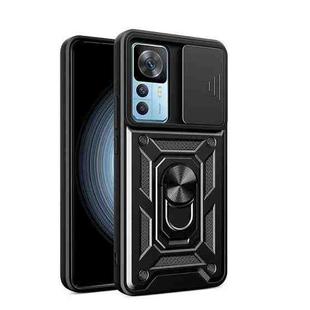 For Xiaomi 12T / 12T Pro / Redmi K50 Ultra Sliding Camshield Phone Case(Black)