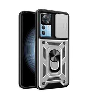 For Xiaomi 12T / 12T Pro / Redmi K50 Ultra Sliding Camshield Phone Case(Silver)