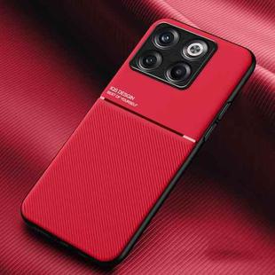 For OnePlus Ace / 10T Classic Tilt Magnetic Phone Case(Red)