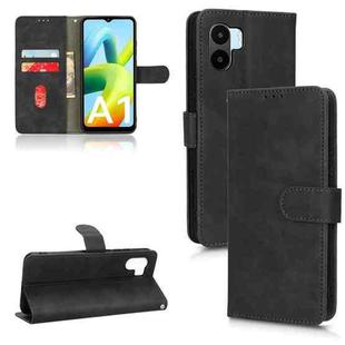 For Xiaomi Redmi A1 4G Skin Feel Magnetic Flip Leather Phone Case(Black)