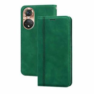 For Honor X7/Play 30 Plus Frosted Business Magnetic Horizontal Flip PU Phone Case(Green)