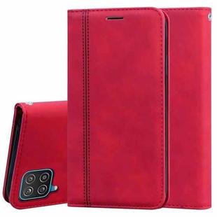For Samsung Galaxy M53 Frosted Business Magnetic Horizontal Flip PU Phone Case(Red)