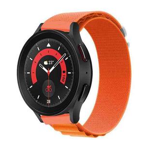 For Amazfit GTS4 Mini / Coros Pace 2 20mm Universal Nylon Loop Watch Band(Orange)