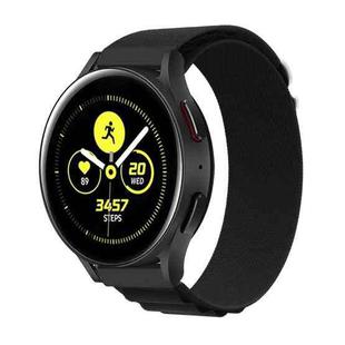 For Huawei Watch GT2 / GT3 Pro / GT Runner 22mm Universal Nylon Loop Watch Band(Black)