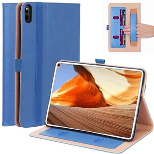 WY-2099 For Huawei MatePad Pro 10.8 inch 2019 Business Vintage Texture TPU Tablet PC Protective Cover with Bracket & Hand Support & Card Slots Function, without Sleep Function(Blue)