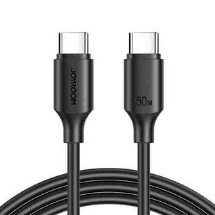 JOYROOM S-CC060A9 60W USB-C/Type-C to USB-C/Type-C Fast Charging Data Cable, Length: 1m(Black)