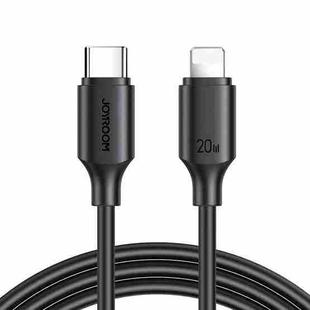 JOYROOM S-CL020A9 20W USB-C/Type-C to 8 Pin Fast Charging Data Cable, Length:1m(Black)