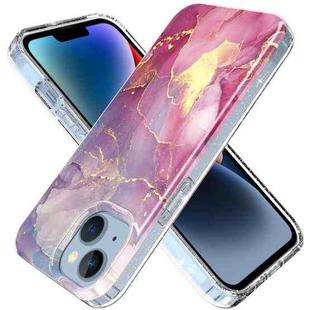 For iPhone 14 Plus Marble Pattern IMD Phone Case(P-GWL10021)