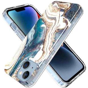 For iPhone 14 Plus Marble Pattern IMD Phone Case(P-GWL10087)