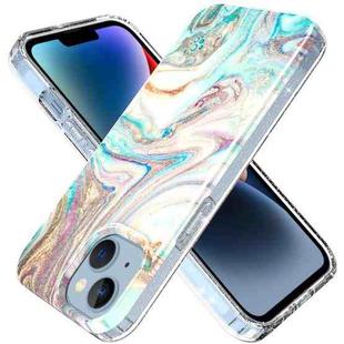 For iPhone 14 Plus Marble Pattern IMD Phone Case(P-GWL10104)