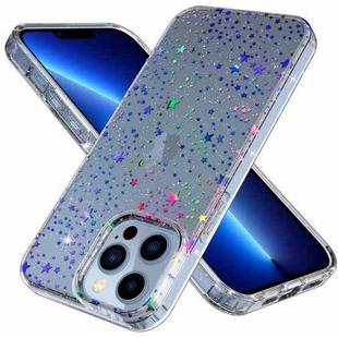 For iPhone 13 Pro Laser IMD Phone Case(GWL041BL Star)