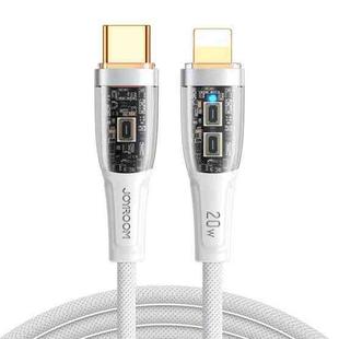 JOYROOM S-CL020A3 20W USB-C/Type-C to 8 Pin Intelligent Power-Off Fast Charging Data Cable, Length:1.2m(White)