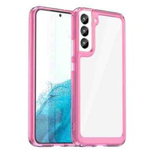 For Samsung Galaxy S23+ 5G Colorful Series Acrylic + TPU Phone Case(Transparent Pink)