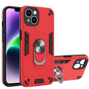 For iPhone 14 Plus 2 in 1 Armour Series PC + TPU Protective Phone Case(Red)