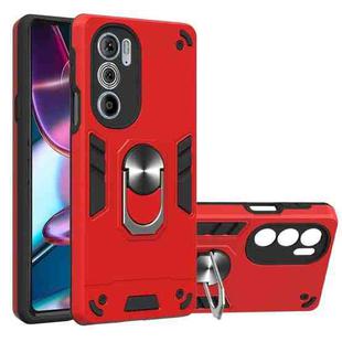 For Motorola Moto Edge 30 Pro/Edge X30 2022 2 in 1 Armour Series PC + TPU Protective Phone Case(Red)