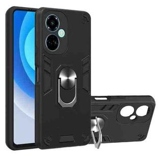 For Tecno Camon 19/Camon 19 Pro 5G 2 in 1 Armour Series PC + TPU Protective Phone Case(Black)