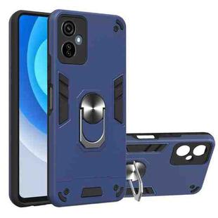 For Tecno Camon 19 Neo 2 in 1 Armour Series PC + TPU Protective Phone Case(Blue)