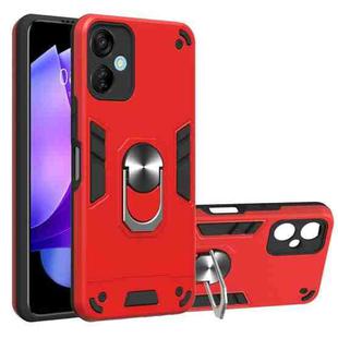 For Tecno Spark 9T Global/KH6 2 in 1 Armour Series PC + TPU Protective Phone Case(Red)