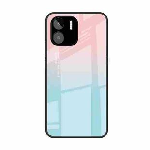 For Xiaomi Redmi A1 4G Colorful Painted Glass Phone Case(Blue Sky)