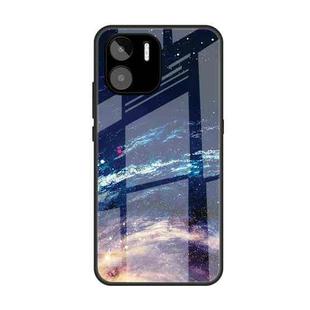 For Xiaomi Redmi A1 4G Colorful Painted Glass Phone Case(Starry Sky)