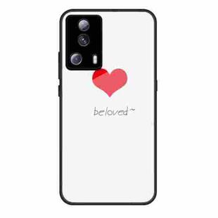 For Xiaomi Civi 2 Colorful Painted Glass Phone Case(Red Heart)