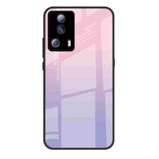 For Xiaomi Civi 2 Colorful Painted Glass Phone Case(Purple Sky)
