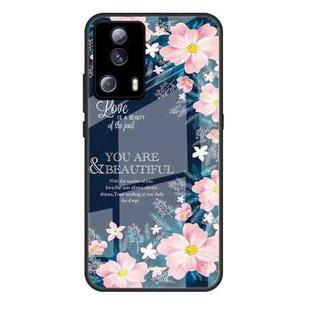 For Xiaomi Civi 2 Colorful Painted Glass Phone Case(Flower)