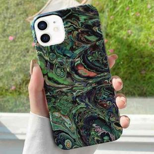 For iPhone 12 Varnishing Water Stick PC Phone Case(Watercolor)