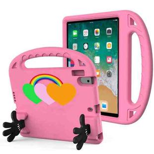 For iPad Air / Air 2 / 9.7 2017 / 9.7 2018 Love Small Palm Holder EVA Tablet Case(Pink)