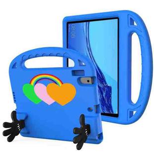 For Huawei MediaPad T5 10 Love Small Palm Holder EVA Tablet Case(Blue)