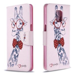 For Xiaomi Redmi Note 9S / Note 9 Pro / Note 9 Pro Max Colored Drawing Pattern Horizontal Flip Leather Case with Holder & Card Slots & Wallet(Deer)