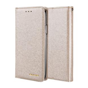 For iPhone 11 Pro Max CMai2 Silk Texture Horizontal Flip Leather Case with Holder & Card Slots & Photo Frame & Wallet(Light Gold)