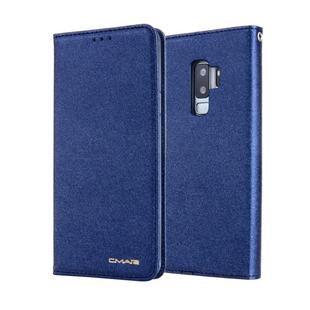 For Galaxy S9 CMai2 Silk Texture Horizontal Flip Leather Case with Holder & Card Slots & Photo Frame & Wallet(Royal Blue)
