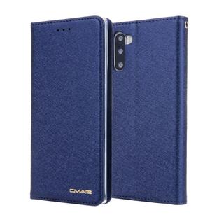 For Galaxy Note 10 CMai2 Silk Texture Horizontal Flip Leather Case with Holder & Card Slots & Photo Frame & Wallet(Royal Blue)