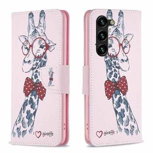 For Samsung Galaxy S23+ 5G Drawing Pattern Leather Phone Case(Deer)