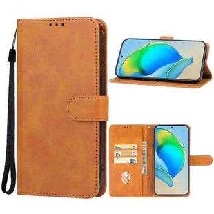 For ZTE Axon 40 SE Leather Phone Case(Brown)