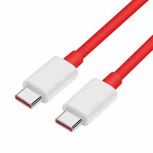 Fast Charging Cable 65W 6A Dual Type-C Interface Charging Data Cable Length:1m