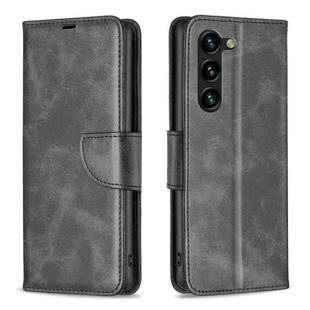 For Samsung Galaxy S23+ 5G Lambskin Texture Leather Phone Case(Black)