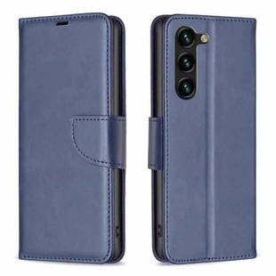 For Samsung Galaxy S23+ 5G Lambskin Texture Leather Phone Case(Blue)