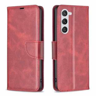 For Samsung Galaxy S23 5G Lambskin Texture Leather Phone Case(Red)