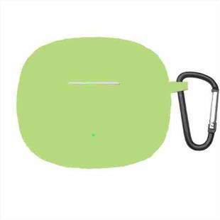 For Honor Earbuds X3 Earphone Silicone Protective Case with Hook(Matcha Green)