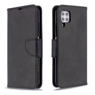 For Huawei P40 Lite Retro Lambskin Texture Pure Color Horizontal Flip PU Leather Case with Holder & Card Slots & Wallet & Lanyard(Black)