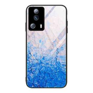 For Xiaomi Civi 2 Marble Pattern Glass Phone Case(Ocean Waves)