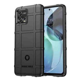 For Motorola Moto G72 Full Coverage Shockproof TPU Phone Case(Black)