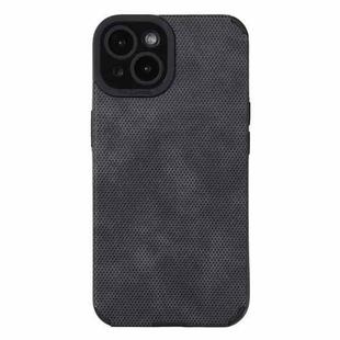 For iPhone 14 TPU Leather Phone Case(Black)