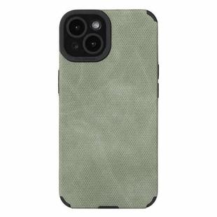 For iPhone 14 TPU Leather Phone Case(Green)